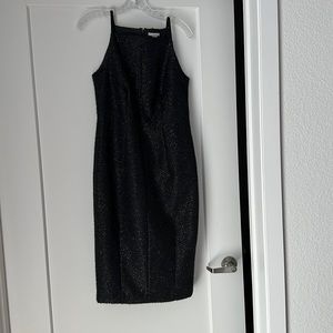 H&M Black Cocktail Dress with sparkle textured fabric
